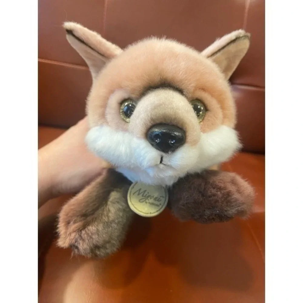 Aurora Miyoni Red Fox Plush Stuffed Animal Realistic Orange White 15 Inch